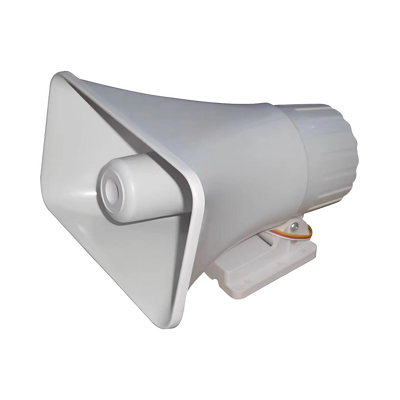 HIKVISION - Sirena Cableada / Ideal para Cualquier Panel de Alarma (No Importa la Marca) / 30 Watts / 120 dB de Sonido / Protección IP65 (Exterior) / Material: Policarbonato