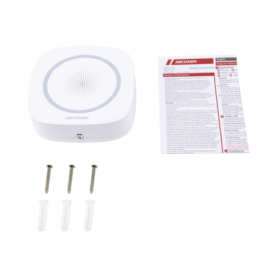 HIKVISION - (AX HUB) Sirena Inalámbrica Interior para panel de alarma HIKVISION / 110 dB