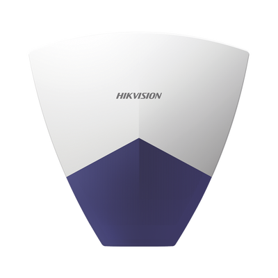 HIKVISION - (AX HUB) Sirena Inalámbrica con Estrobo Azul para Exterior / 110 dB