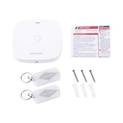 HIKVISION - (AX HUB) Lector de Tag Inalámbrico para Panel de Alarma HIKVISION / Exterior IP65 / Permite Armar y Desarmar
