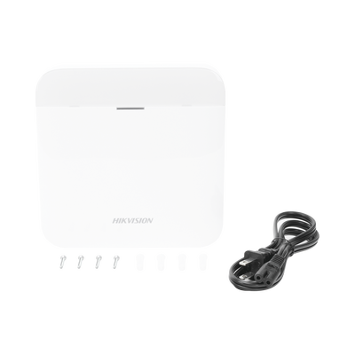 HIKVISION - (AX PRO) Panel de Alarma Inalámbrico de Hikvision / Soporta 48 Zonas / Wi-Fi y Ethernet / Incluye Batería de respaldo / Compatible con los Accesorios AX PRO