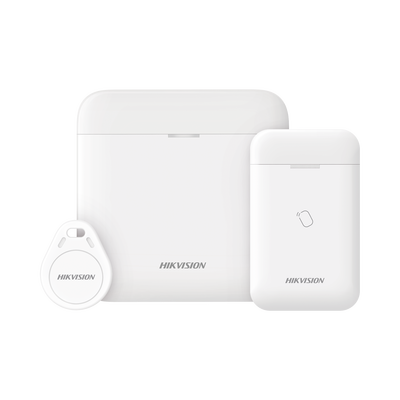 HIKVISION -   (AX PRO) KIT de Alarma AX PRO con GSM (3G/4G) para RONDINES / Incluye: 1 Hub con bateria de respaldo/ 1 Lector Tag / 1 Tag / Compatible con Hik-Connect P2P