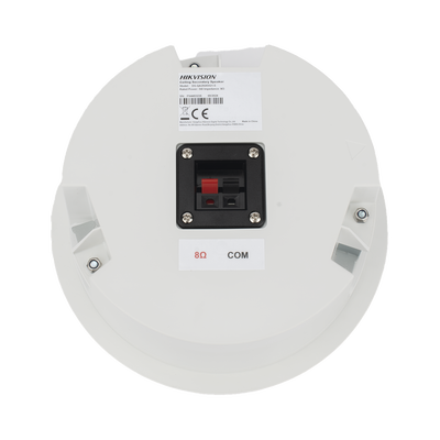 HIKVISION - Altavoz Secundario para Montaje en Plafón | 3 Watts | 8 Ohms | Compatible con DS-QAZ1203G1-BE | Uso en Interior  | No Requiere Alimentación Externa