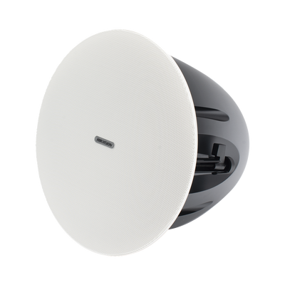 HIKVISION - Altavoz de Techo | 7.5W - 30W | Tweeter 1.0-inch + Woofer 6.5-inch | Color Blanca | 100V / 70V