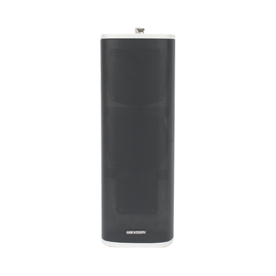 HIKVISION - Altavoz IP tipo Columna | 60 Watts | Reproducción de Audio vía Red | IP66 | Entrada de alarma | Compatible con Hik-Connect/ HikCentral Professional
