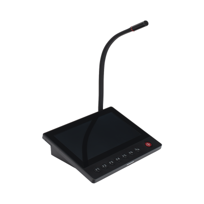 HIKVISION - Micrófono IP | 12 VCD |  Pantalla Touch 7" | Transmisión en Tiempo Real | Integración con HikCentral Professional