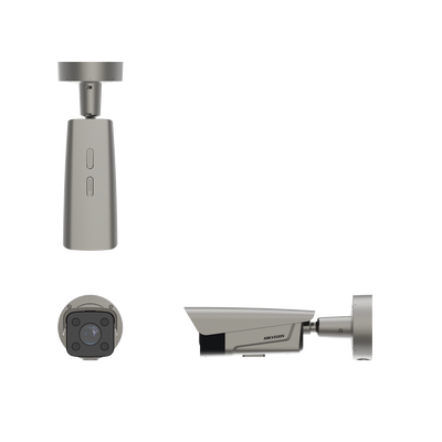 HIKVISION - Bala IP 4 Megapíxel ANPR para Control de Acceso / Lente Mot. 2.8 mm - 12 mm / ANPR /IP67 / IK10 / PoE /