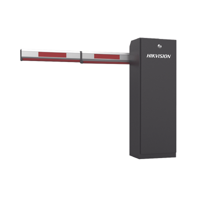 HIKVISION - Barrera Vehicular IZQUIERDA / Brazo Incluido Ajustable de 2 a 4 mts / Apertura en 3 Segundos / Incluye Banda Protectora Antigolpe de Vehiculos / Protección IP54 / Compatible con Cualquier Control de Acceso
