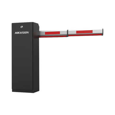 HIKVISION - Barrera Vehicular DERECHA / Brazo Incluido 3 mts / Apertura en 3 Segundos / Incluye Banda Protectora Antigolpe de Vehiculos / Compatible con Cualquier Control de Acceso