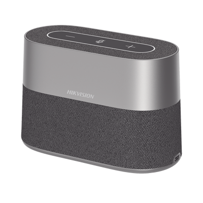 HIKVISION - Micrófono y Bocina Alámbrica Omnidireccional / DNR /  Ideal para Videoconferencias / USB-C / Compatible con Zoom - Webex - Skype - Youtube - Etc..