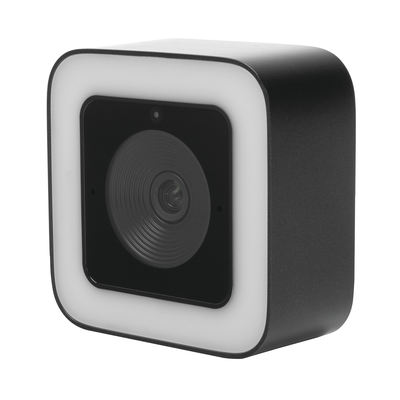 HIKVISION - Cámara Web ALTA DENIFICIÓN (1080p) / Aro de Luz Interconstruido / Gran Angular / Micrófono Integrado / Conector USB de 2 mts / Fácil de Instalar / Reducción de Ruido Inteligente