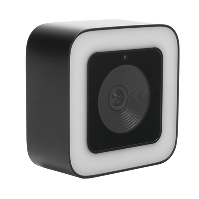 HIKVISION - Cámara Web ALTA DENIFICIÓN (1080p) / Aro de Luz Interconstruido / Gran Angular / Micrófono Integrado / Conector USB de 2 mts / Fácil de Instalar / Reducción de Ruido Inteligente