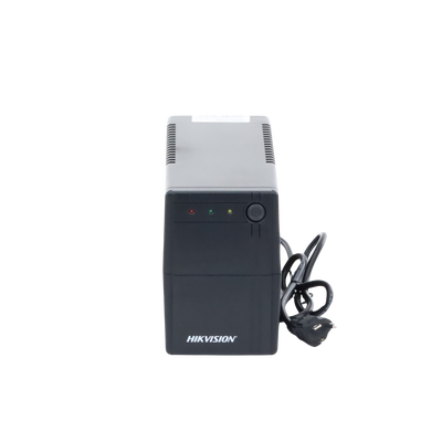 HIKVISION - UPS de 1000 VA / 600 W / Protección Contra Sobrecarga y Descarga / Entrada y Salida 120 VCA / 6 Tomas NEMA 5-15R (4 con Respaldo y 2 sin Respaldo)