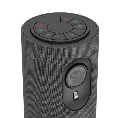 HIKVISION - Cámara de Videoconferencia Portátil / Resolución de 2 Megapixel (Full HD) / 4 Micrófonos / Altavoz 5 W / Conexión USB / Control Remoto / Plug and Play  / Movimiento PTZ