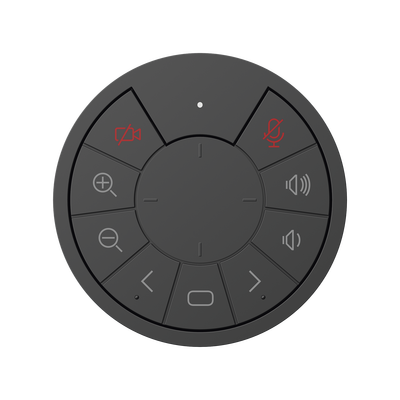 HIKVISION - Cámara de Videoconferencia Portátil / Resolución de 2 Megapixel (Full HD) / 4 Micrófonos / Altavoz 5 W / Conexión USB / Control Remoto / Plug and Play  / Movimiento PTZ