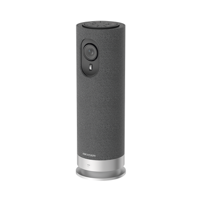 HIKVISION - Cámara de Videoconferencia Portátil / Resolución de 2 Megapixel (Full HD) / 4 Micrófonos / Altavoz 5 W / Conexión USB / Control Remoto / Plug and Play  / Movimiento PTZ