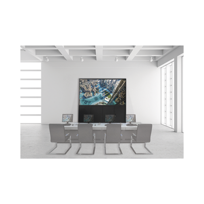 HIKVISION - Kit Videowall 2X2 / Incluye 4 Pantallas de 55" / Decoder / Base de Piso / Accesorios de Instalación