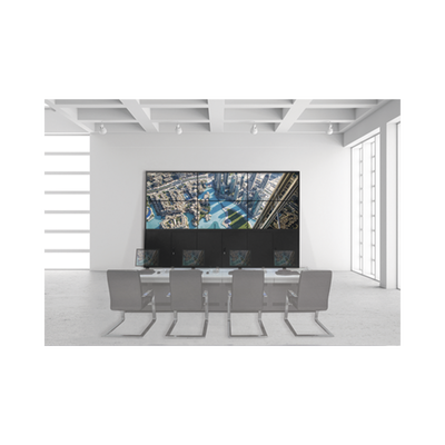 HIKVISION - Kit Videowall 3X2 / Incluye 6 Pantallas de 55" / Decoder / Base de Piso / Accesorios de Instalación