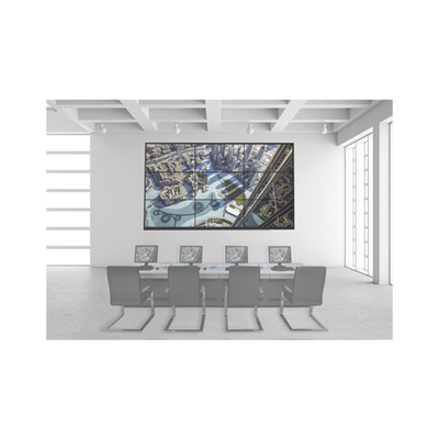 HIKVISION - Kit Videowall 3X3 / Incluye 9 Pantallas de 55" / Decoder / Bases de Pared / Accesorios de Instalación