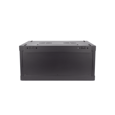 HIKVISION - Gabinete para Montaje en Pared - Piso / Puerta de Cristal Templado / Cuerpo Fijo / 4 Unidades de Rack / 19" / Fabricado en Acero