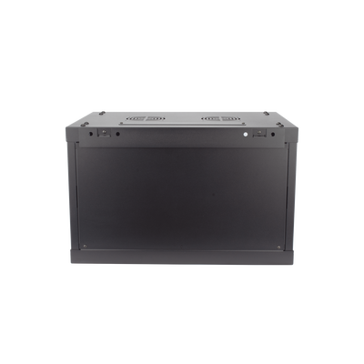 HIKVISION - Gabinete para Montaje en Pared - Piso / Puerta de Cristal Templado / Cuerpo Fijo / 6 Unidades de Rack / 19" / Fabricado en Acero