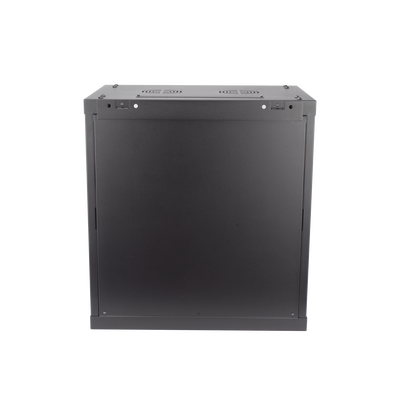 HIKVISION - Gabinete para Montaje en Pared - Piso / Puerta de Cristal Templado / Cuerpo Fijo / 12 Unidades de Rack / 19" / Fabricado en Acero