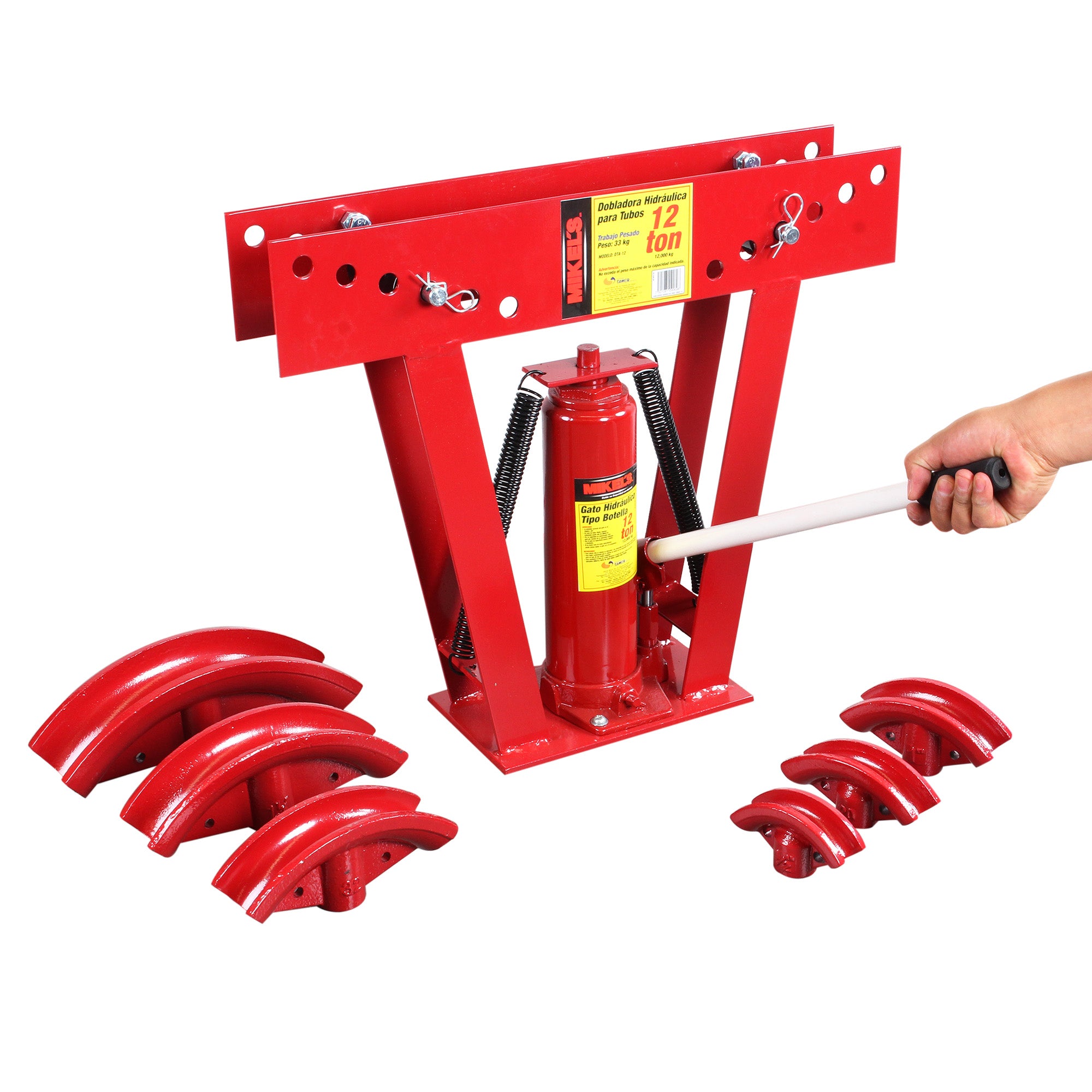 Dobladora para tubo hidráulica (12 ton)