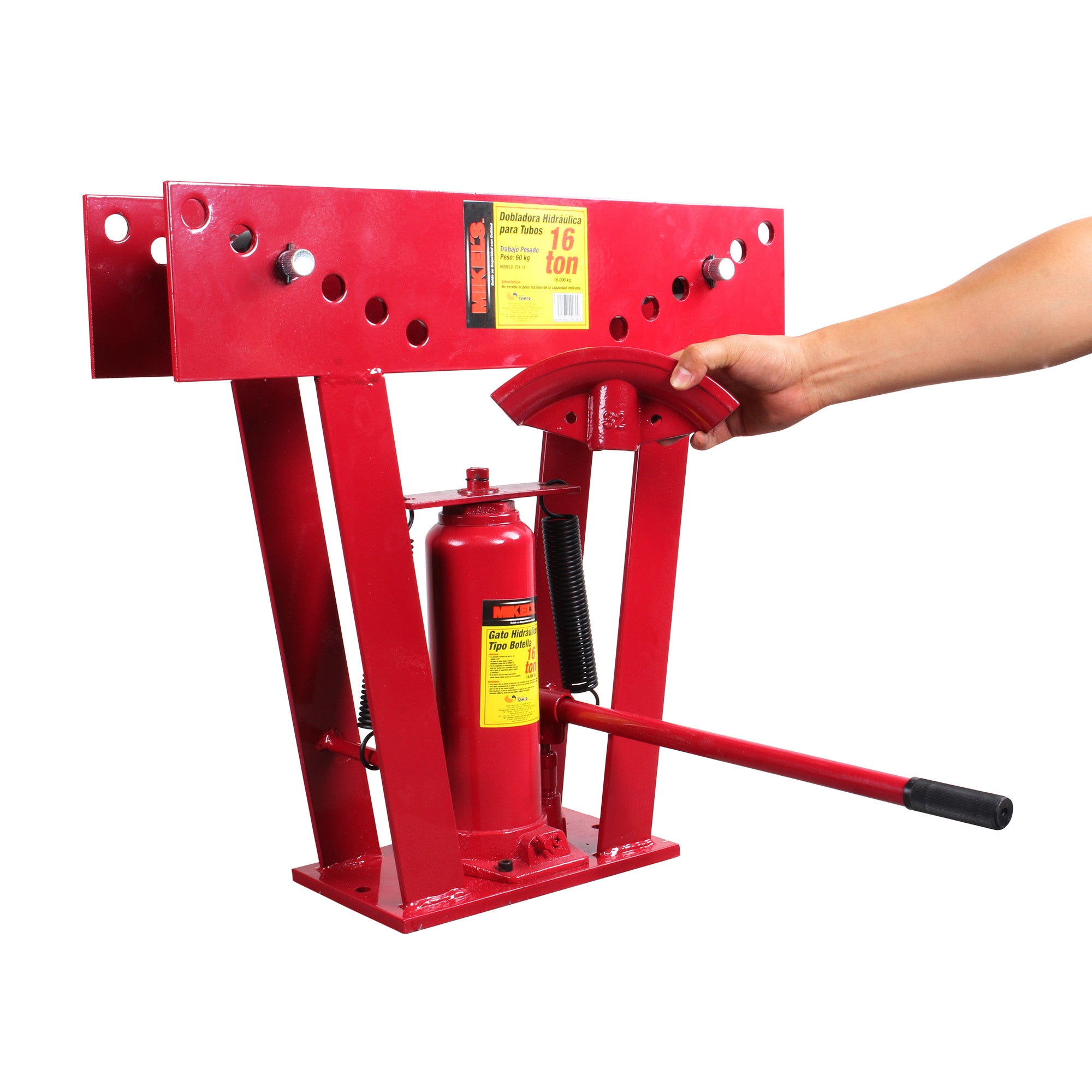 Dobladora para tubo hidráulica (16 ton)