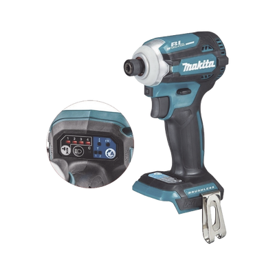 MAKITA - Atornillador de Impacto 18 Vcc, 3,800 RPM, 180N.m. Incluye: estuche MAKPAC, Cargador y 2 Bat. 5Ah
