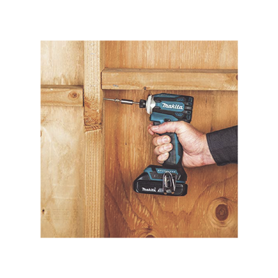 MAKITA - Atornillador de Impacto 18 Vcc, 3,800 RPM, 180N.m. Incluye: estuche MAKPAC, Cargador y 2 Bat. 5Ah