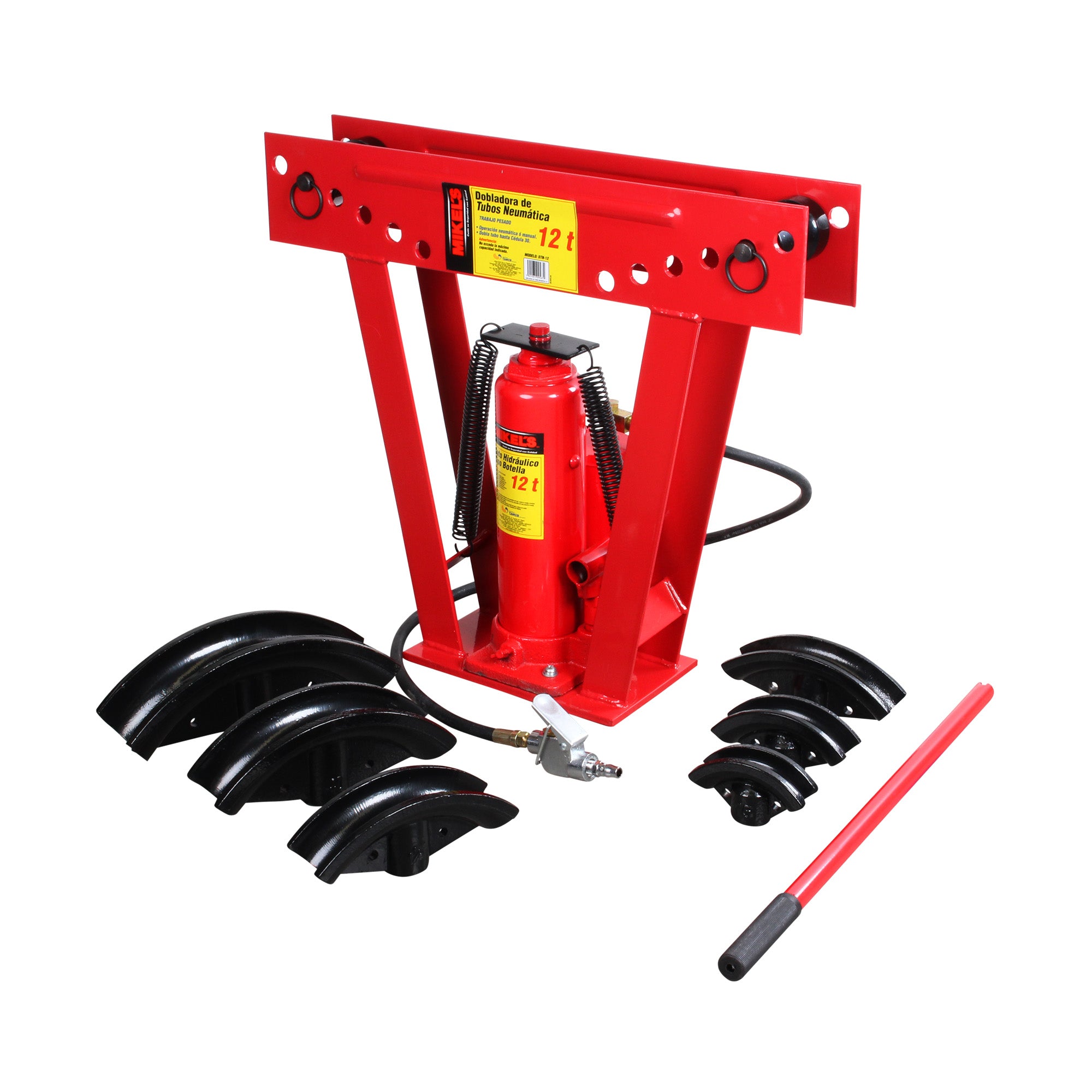 Dobladora para tubo neumática (12 ton)