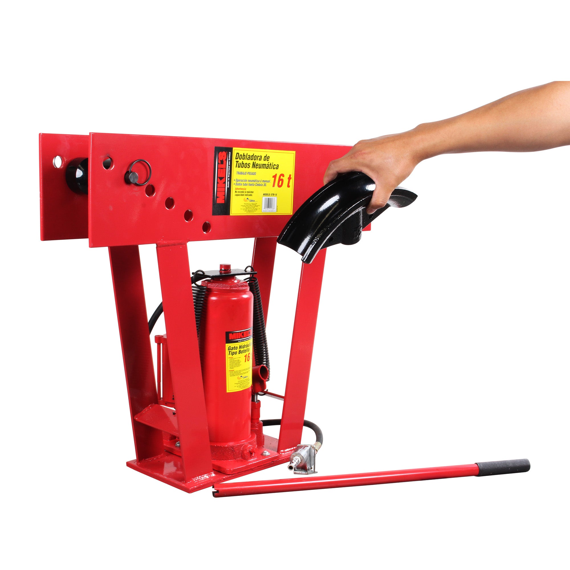Dobladora para tubo neumática (16 ton)