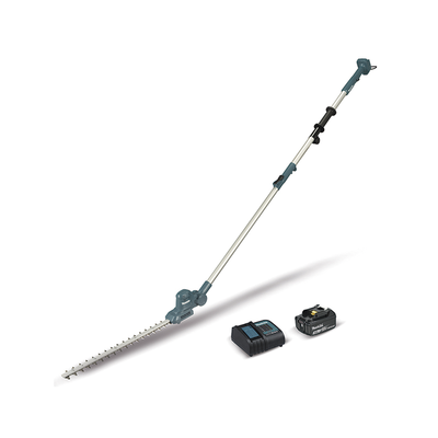 MAKITA - Cortasetos telescópico inalámbrico 18V, hoja de Corte de 46 cm de longitud 2700 Cpm, Incluye Batearía y Cargador.