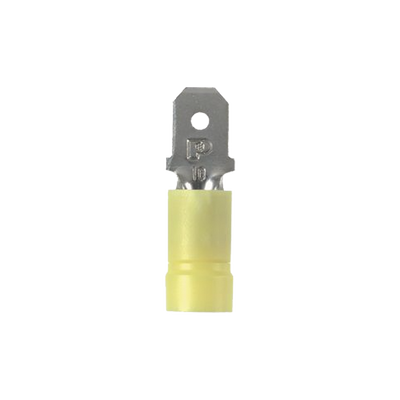 PANDUIT - Terminal de Desconexión Macho con Lengueta Pan-Term™ y Barril de Vinilo Aislado. Paquete de 50 Piezas