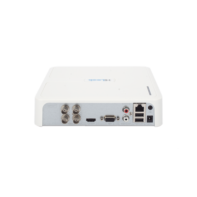 HILOOK BY HIKVISION - [Audio Bidireccional] DVR 4 Canales TurboHD + 1 Canal IP / 2 Megapixel (1080p) Lite / Acusense Lite (Busqueda Inteligente Personas Vehiculos) / 1 Bahia de Disco Duro / H.265+ / Salida de Vídeo Full HD