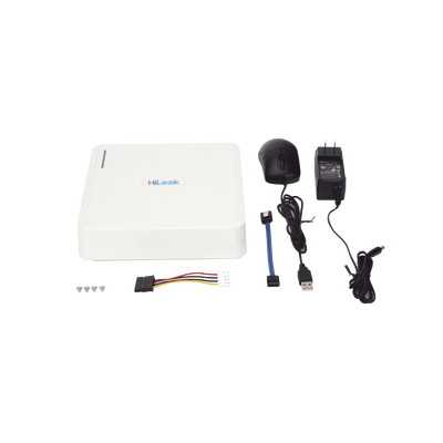 HILOOK BY HIKVISION - [Audio Bidireccional] DVR 4 Canales TurboHD + 1 Canal IP / 2 Megapixel (1080p) Lite / Acusense Lite (Busqueda Inteligente Personas Vehiculos) / 1 Bahia de Disco Duro / H.265+ / Salida de Vídeo Full HD