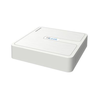 HILOOK BY HIKVISION - [Audio Bidireccional] DVR 4 Canales TurboHD + 1 Canal IP / 2 Megapixel (1080p) Lite / Acusense Lite (Busqueda Inteligente Personas Vehiculos) / 1 Bahia de Disco Duro / H.265+ / Salida de Vídeo Full HD