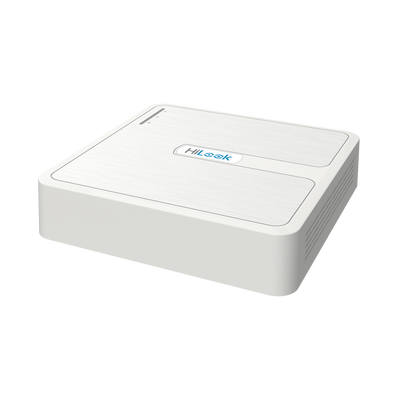 HILOOK BY HIKVISION - DVR 8 Canales TurboHD + 2 Canales IP / 2 Megapíxel (1080p) Lite / Acusense Lite (Evita Falsas Alarmas) / Audio Bidireccional y Coaxitron / 1 Bahía de Disco Duro / H.265+ / Salida de Vídeo Full HD