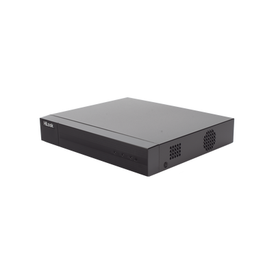 HILOOK BY HIKVISION - DVR 4 Canales TurboHD + 1 Canal IP / 2 Megapíxel (1080p) Lite / Acusense Lite (Evita Falsas Alarmas) / Audio por Coaxitron / 1 Bahía de Disco Duro / H.265+ / Salida de Vídeo Full HD