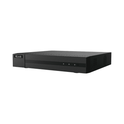 HILOOK BY HIKVISION - DVR  4 Canales TurboHD + 4 Canales IP / 8 Megapíxel (4K) / Audio por Coaxitron / ACUSENSE Lite / 1 Bahía de Disco Duro / H.265+ / Salida en Full HD