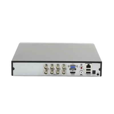 HILOOK BY HIKVISION - DVR 8 Canales TurboHD + 2 Canales IP / 2 Megapíxel (1080P) Lite / Acusense Lite (Evita Falsas Alarmas) / Audio por Coaxitron / 1 Bahía de Disco Duro / H.265+ / 1 Canal de Audio / Salida de Vídeo Full HD