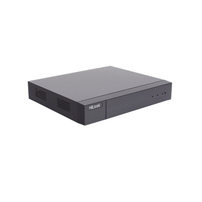 HILOOK BY HIKVISION - DVR 16 Canales TurboHD + 2 Canales IP / 2 Megapíxel (1080p) Lite / Acusense Lite (Evita falsas alarmas) / Audio por Coaxitron / 1 Bahía de Disco Duro / H.265+ / Salida de Video en Full HD