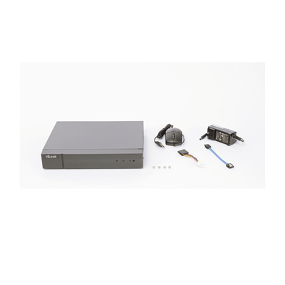 HILOOK BY HIKVISION - DVR  16 Canales TurboHD + 16 Canales IP / 8 Megapíxel (4K) / Audio por Coaxitron / ACUSENSE Lite / 2 Bahías de Disco Duro / H.265+ / Salida en Video en 4K