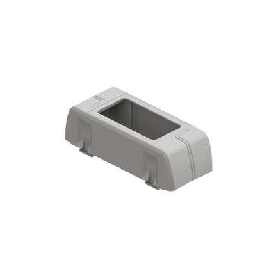 THORSMAN - Porta equipamiento linea X rectangular para canaleta DX10000.00