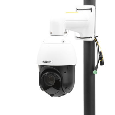 EPCOM PROFESSIONAL - Domo PTZ TurboHD 2 Megapixel (1080P) / 25X Zoom / 100 mts IR EXIR / Exterior IP66 / WDR 120 dB / RS-485 / Ultra Baja Iluminación / Recorridos Programados
