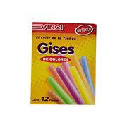 DIXON - Gis Vinci Moldeado Colores Curtidos c/12 piezas