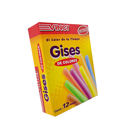 DIXON - Gis Vinci Moldeado Colores Curtidos c/12 piezas