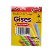 DIXON - Gis Vinci Moldeado Colores Curtidos c/12 piezas