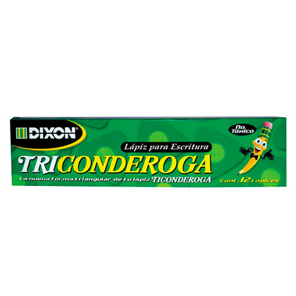 DIXON - Lapiz DIXON triconderoga  2 triangular madera caja c/12 lapices