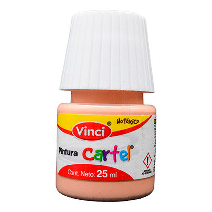 DIXON - Pintura Cartel Vinci 25 ml Rojo Carne Imitación #67B Caja c/10 piezas